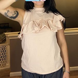 Asymmetrical shoulder BP shirt